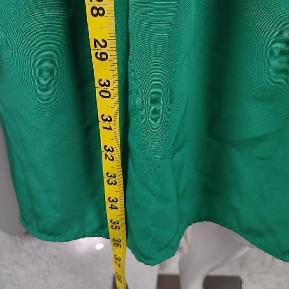Old Navy Green Scoop Neck, Elastic Around Back Of Waist, Lined. Dress. Size S/P - Picture 6 of 11